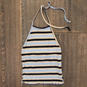 Striped Halter Top